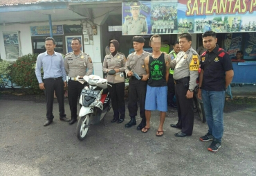 Terduga Pelaku diamankan