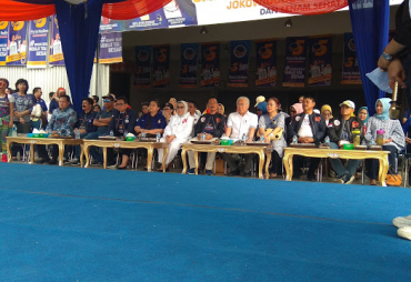 Tampak Pengurus DPP dan DPW Partai Nasdem yang tampak hadir 