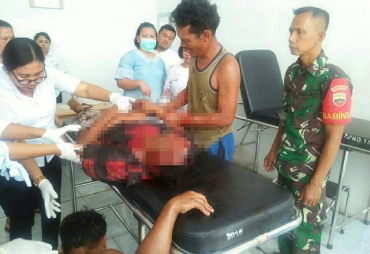 Korban tewas saat berada di Puskesmas Laubaleng(TO/ist)