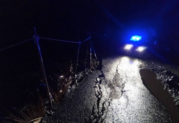 Jalan Lintas Lais Menuju Argamakmur Putus
