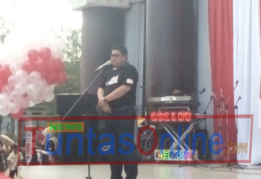 Ketua KPU Kota bengkulu Darliansyah saat memberikan sambutan