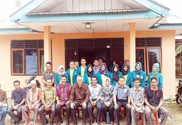 Kunjungi Lokasi KKN,Rektor Jelaskan Pentingnya Pendidikan