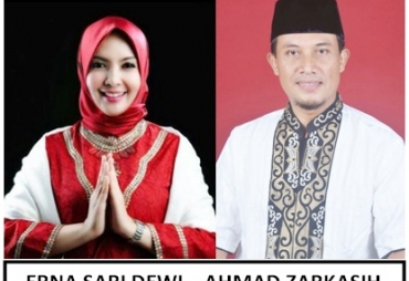 Erna Sari dewi Berpasangan Dengan  Ahmad Zarkasi Pada Pilwalkot Bengkulu 2018