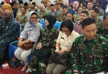 Walikota Bengkulu Helmi Hasan Senin (25/09/2017) kedatangan United States Army (Tentara Amerika)