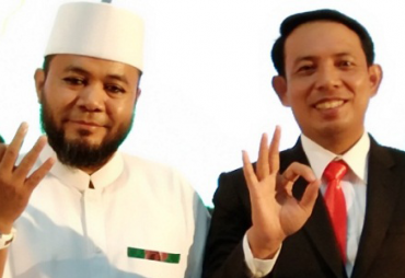 Wali Kota Bengkulu Helmi dan Wakil Walikota Dedy Wahyudi