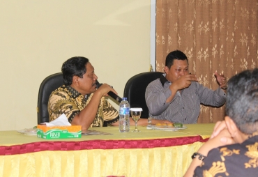 Bupati Bengkulu Utara Ir.Mian Memimpin rapat RIPOW