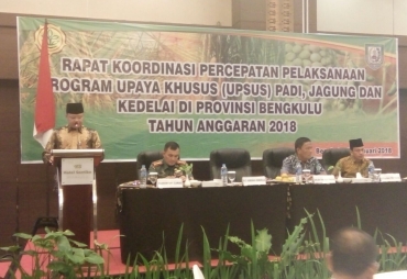 Plt Gubernur Bengkulu Rohidin Mersyah saat menyampaikan sambutan
