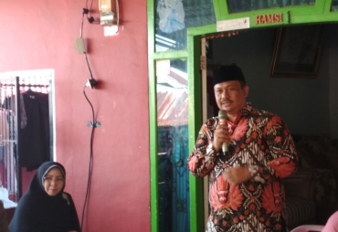 Anggota DPRD Kota Bengkulu Hamsi saat menyampaikan sambutannya