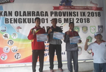 Tampak PJ Wali Kota Budiman Ismaun serta Peserta Porprov asal Kota Bengkulu