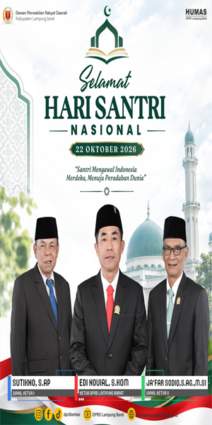 Banner DPRD Lambar Santri